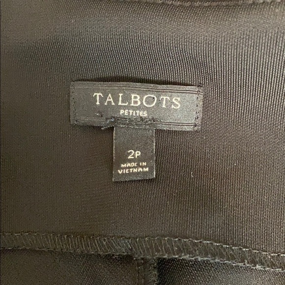 Talbots Black & Pink Tweed Dress Size 2P - Picture 4 of 11